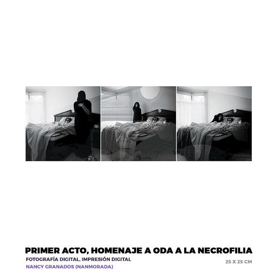Primer acto, homenaje a Oda a la necrofilia, Nancy Granados