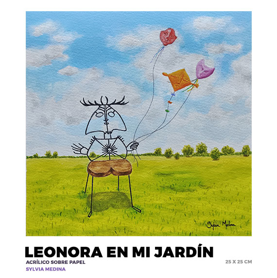 Leonora en mi jardín, Sylvia Medina
