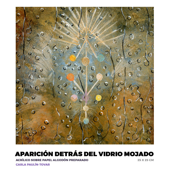 Aparición detrás del vidrio mojado, Carla Paulín-Tovar