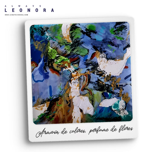 Armonía de colores, perfume de flores, Georgina Arce