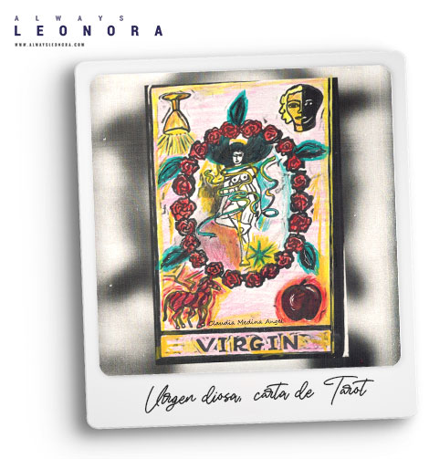 Virgen diosa, carta de Tarot